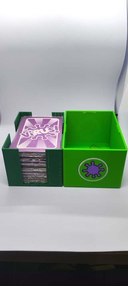 Dispensador apilable para cartas Virus imagen 3