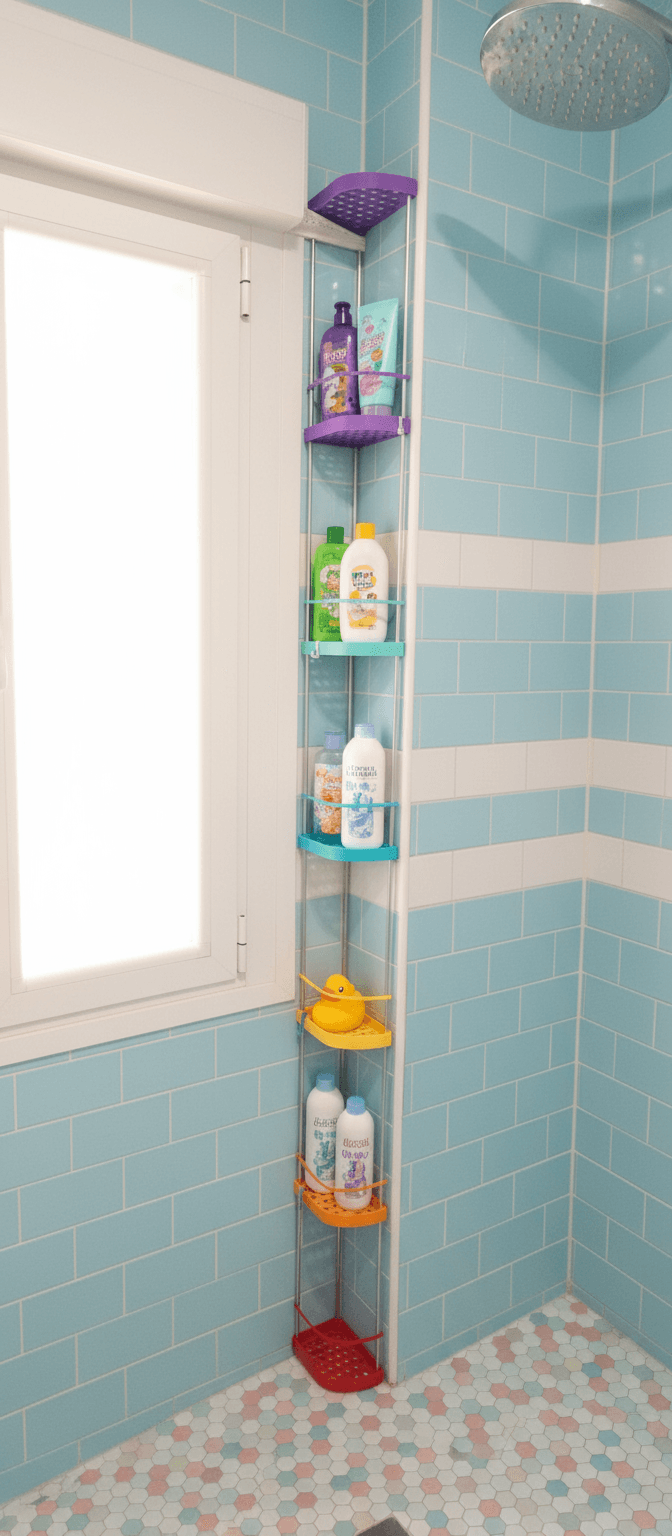 Estantería arcoíris para baño imagen 3